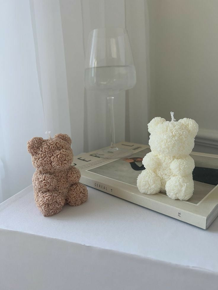Decorative Cute Teddy Candles