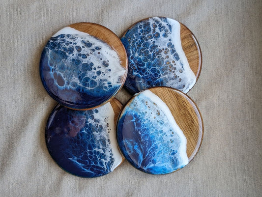 Ocean Theme Coasters - Set of 4