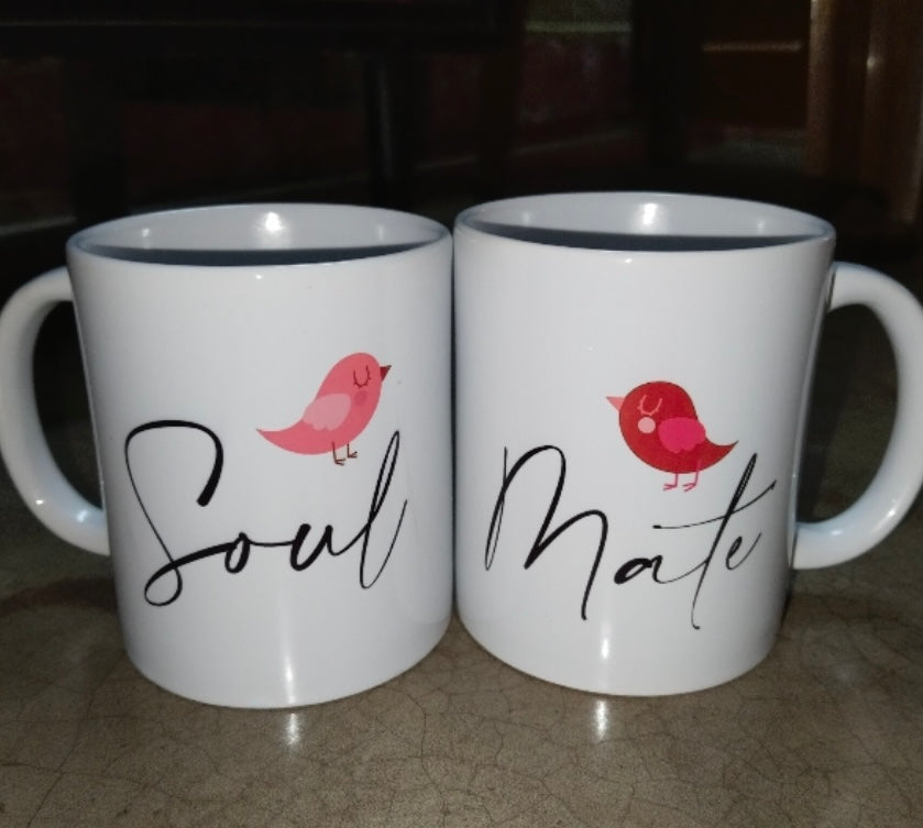 Soul Mate Couple Mugs Set