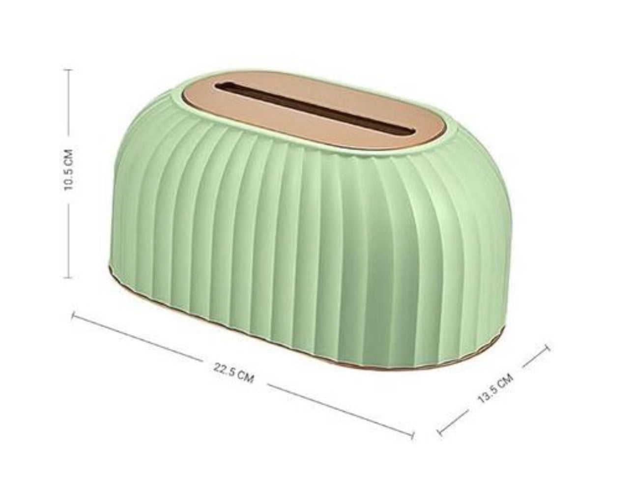 Luxury Striped Tissue Holder