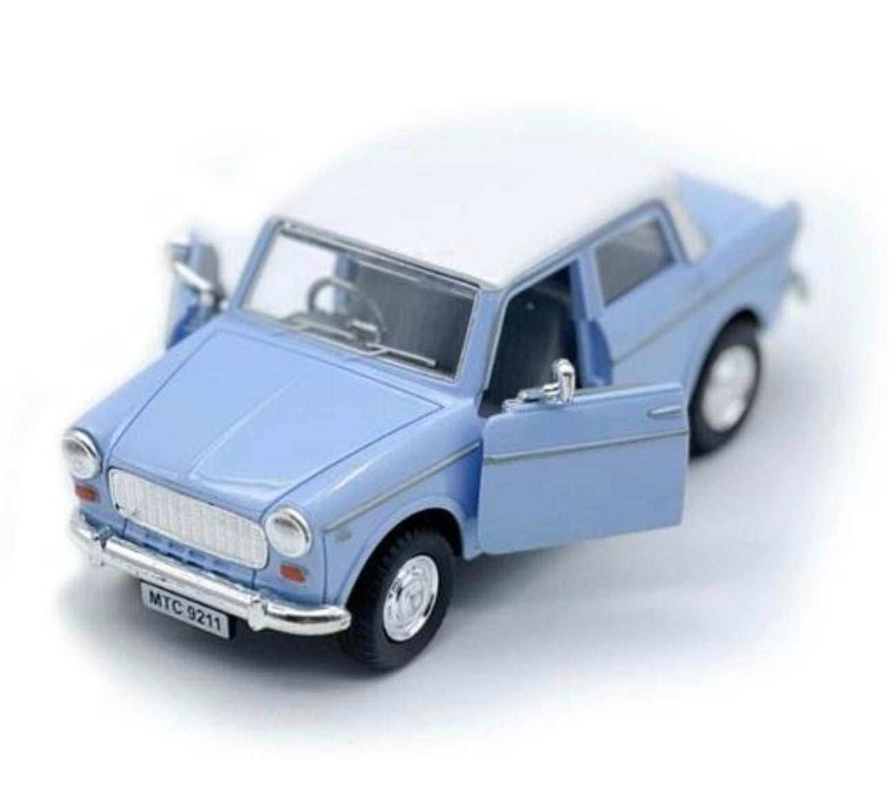Miniature Vintage Toy Blue Car
