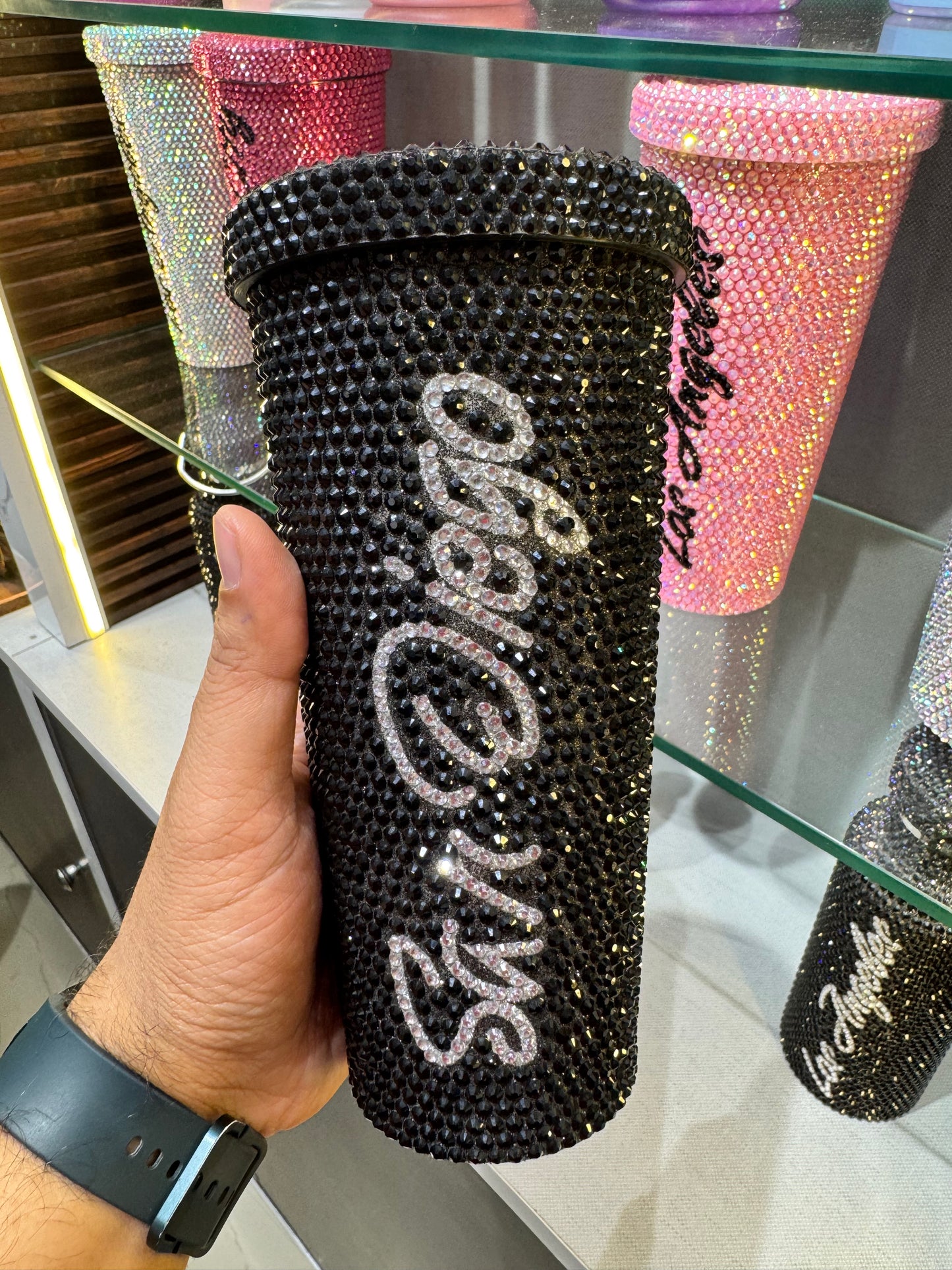 Rhinestones Studded Aesthetic Tumblers