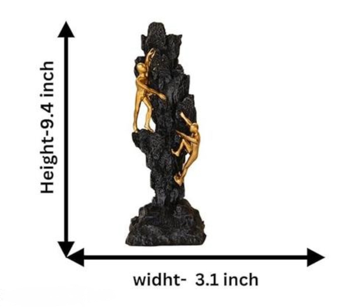 Decorative Mountain Climbing Sculpture Showpiece