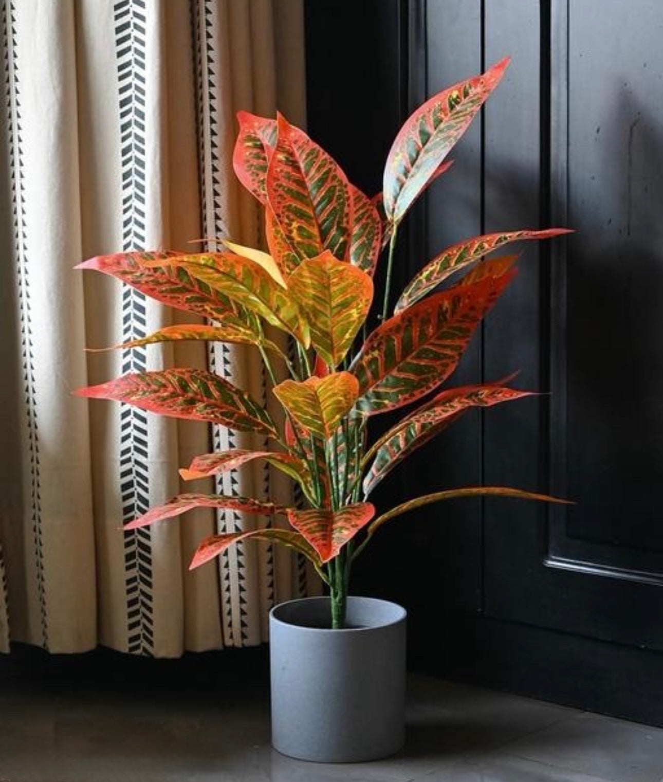 Exclusive Real Looking Croton Plant Sticks