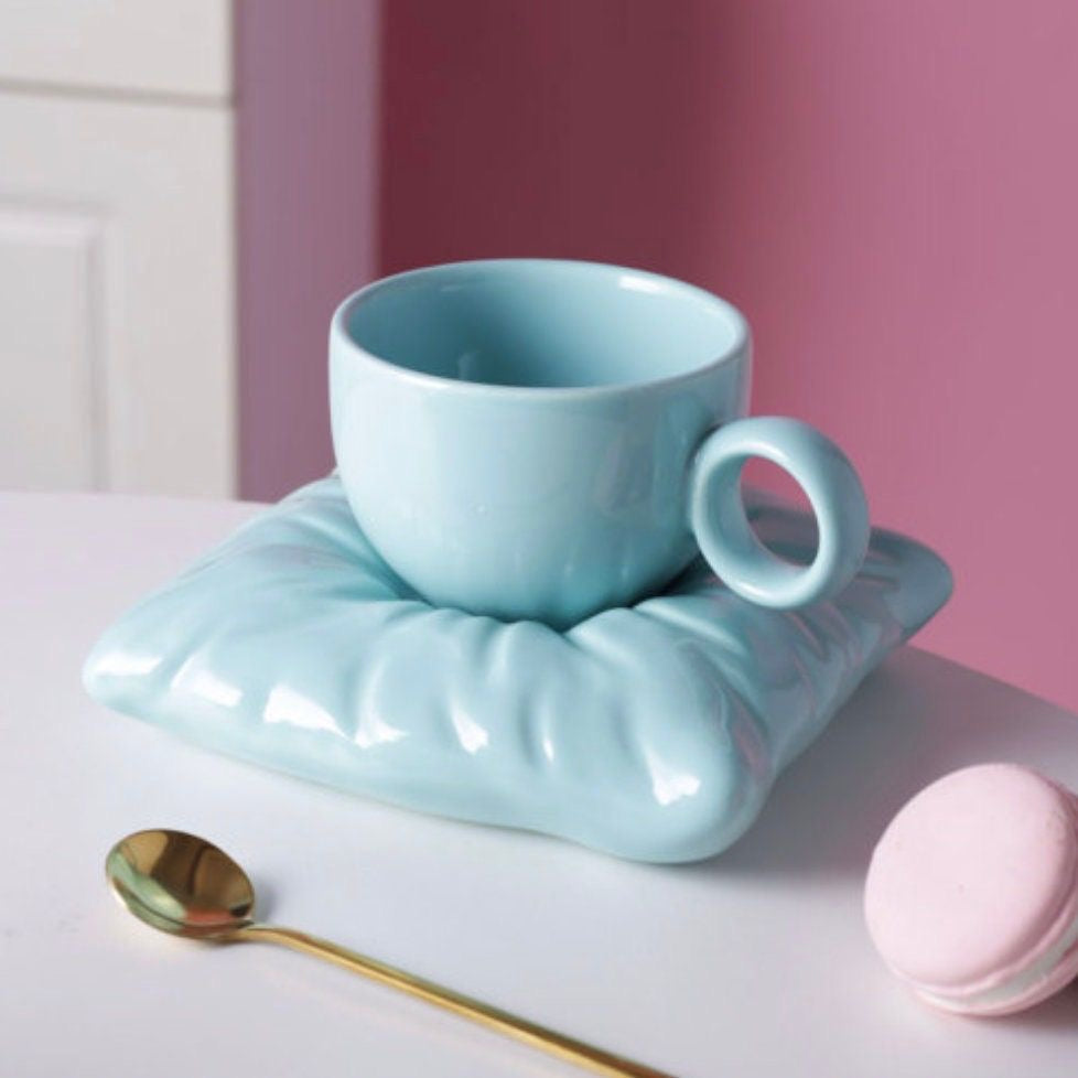 Pinterest Pillow Mug & Saucer Set