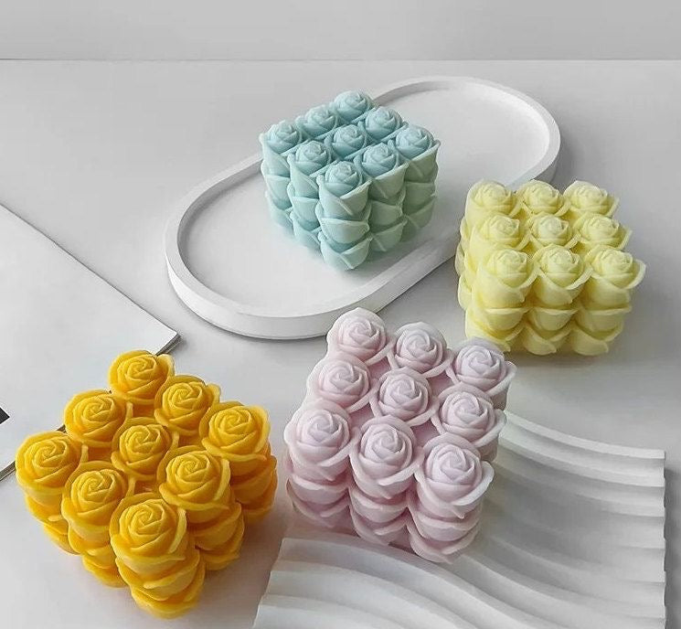 Premium Rose Candles Return Gifts/Favours