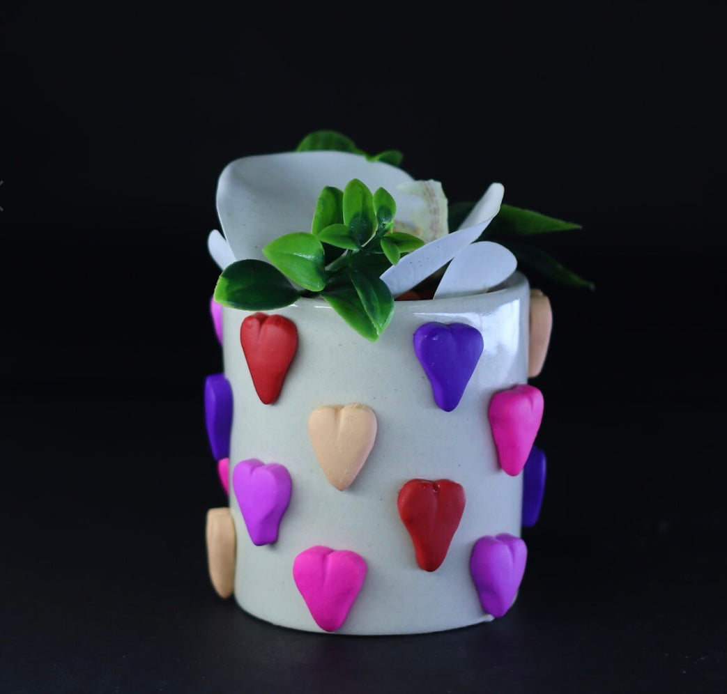 Set of 4 Mini Quirky Planters