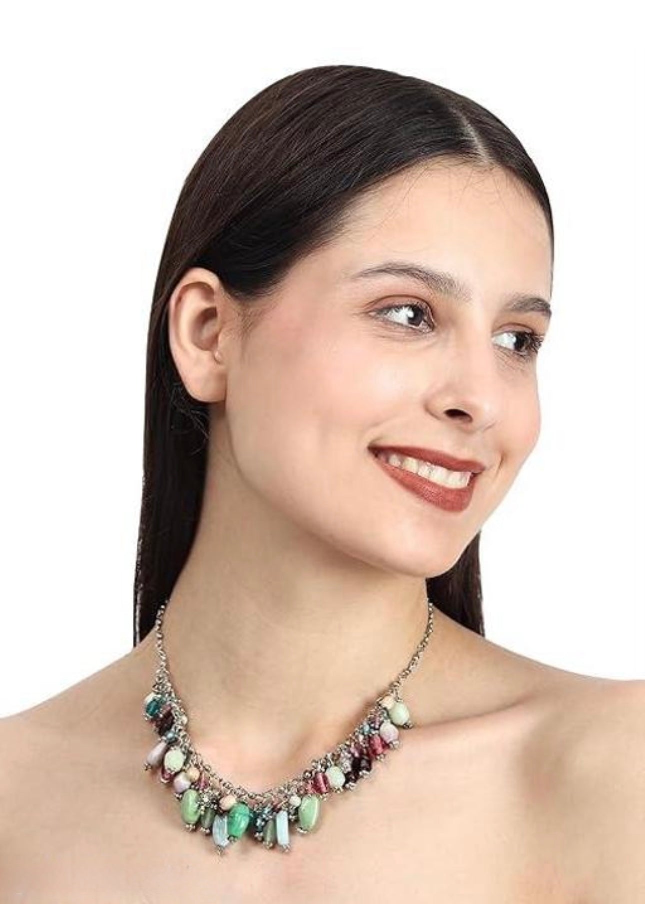 Boho Multicoloured Western Charms Necklace