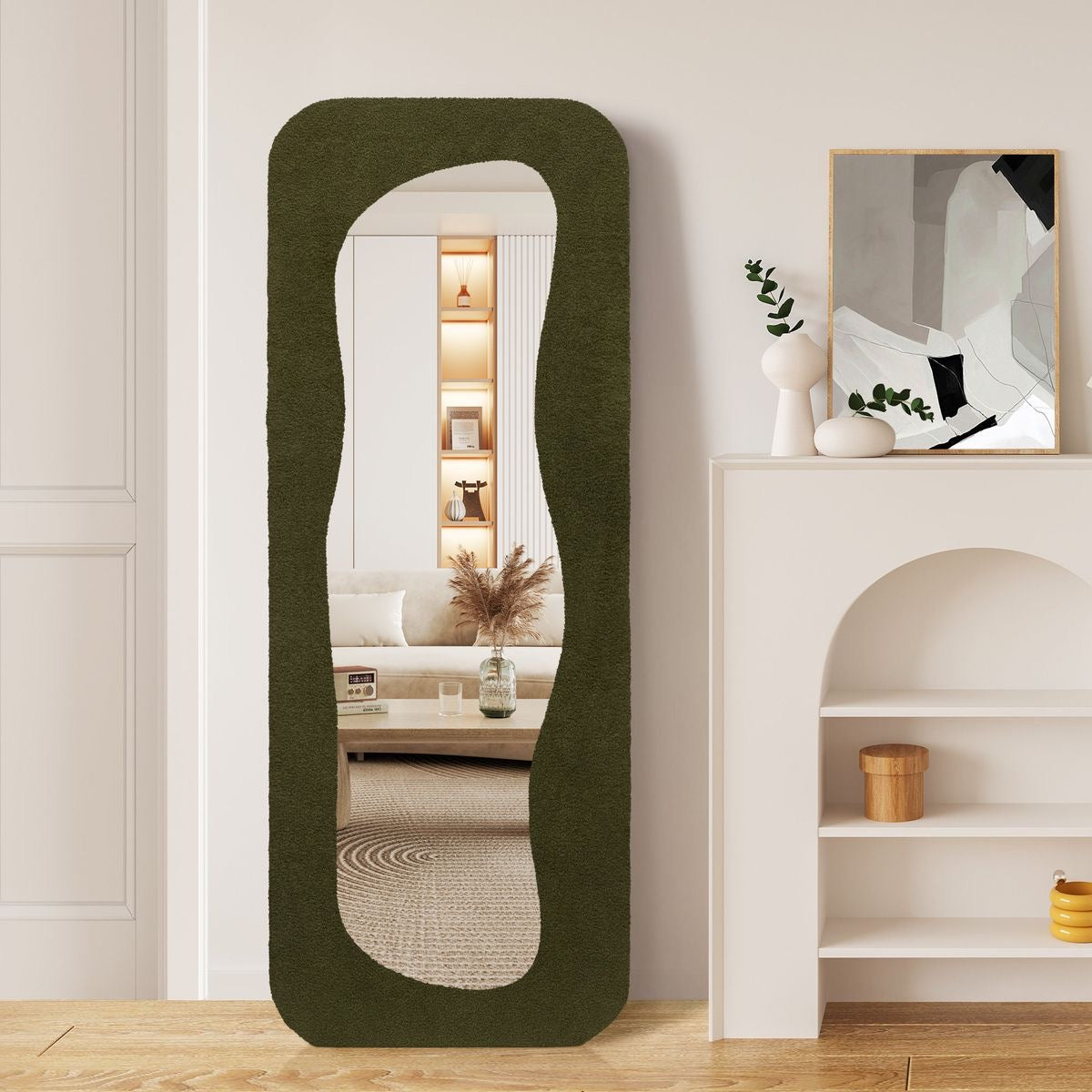 Nordic Wavy Irregular Mirror