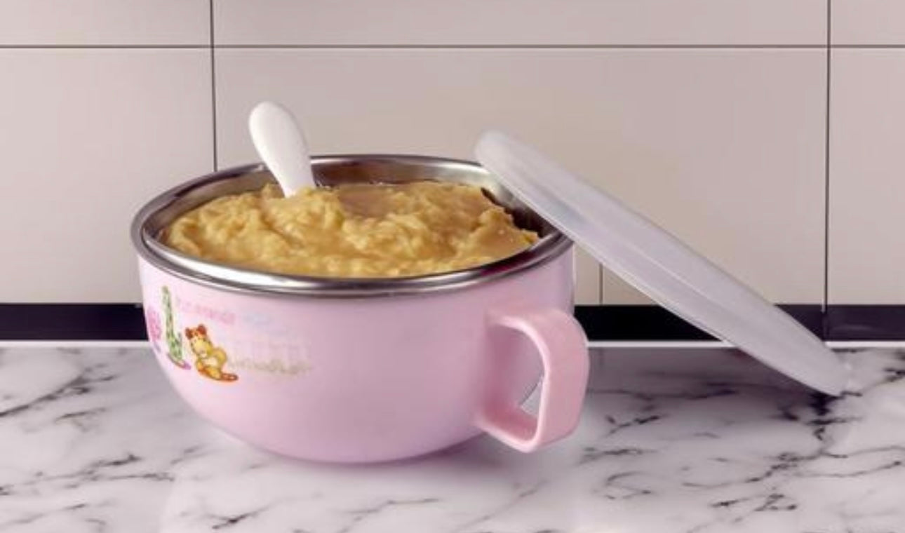 Leakproof & Airtight Baby Food Bowl with Lid (500 ML)