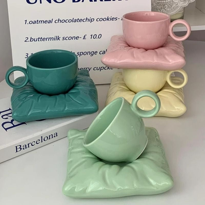 Pinterest Pillow Mug & Saucer Set