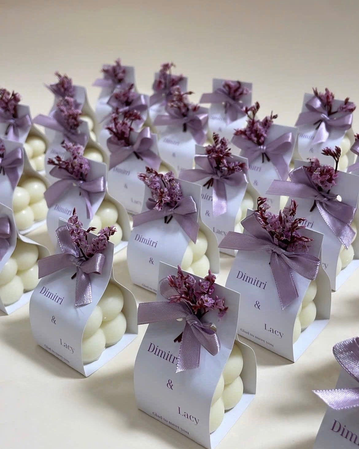 Square Bubble Candles
