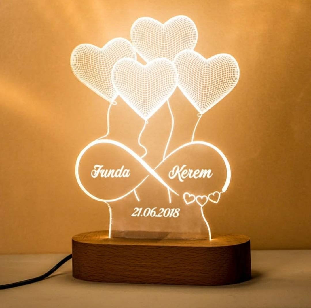 Customised 3D Acrylic Decorative Light