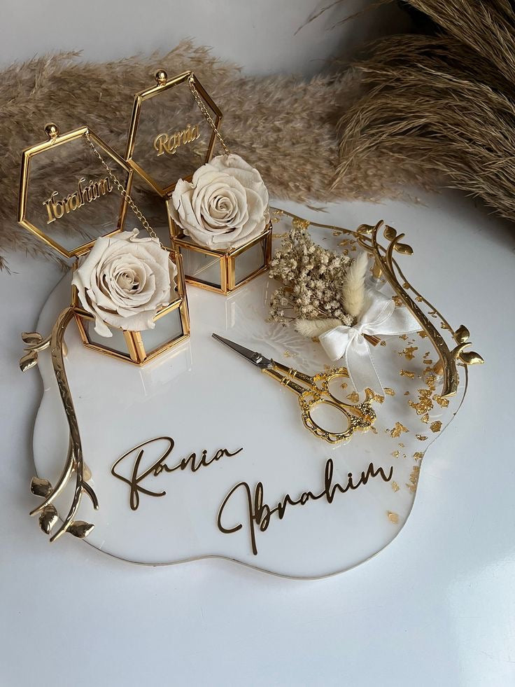 Customised Engagement Ring Tray/Platter
