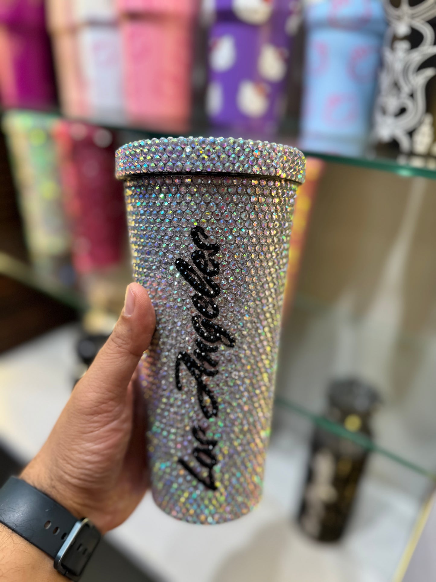 Rhinestones Studded Aesthetic Tumblers