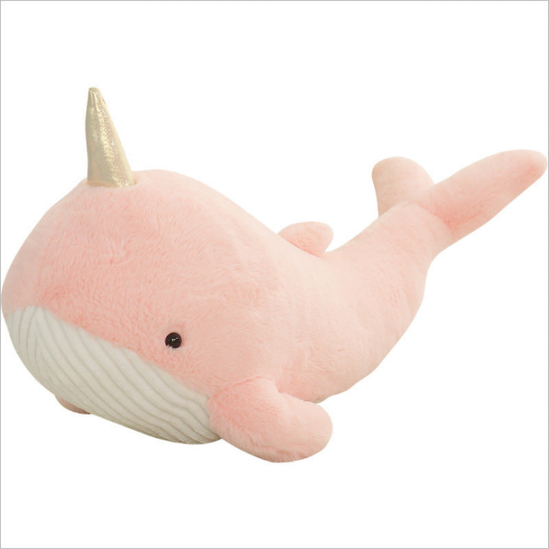 Plush Whale Pillow