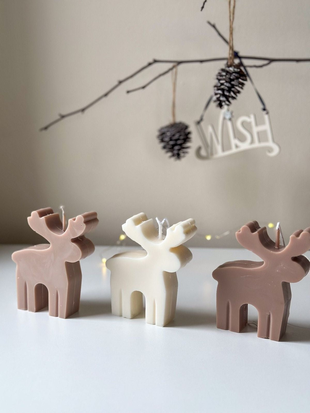 Reindeer Soy Christmas Candle