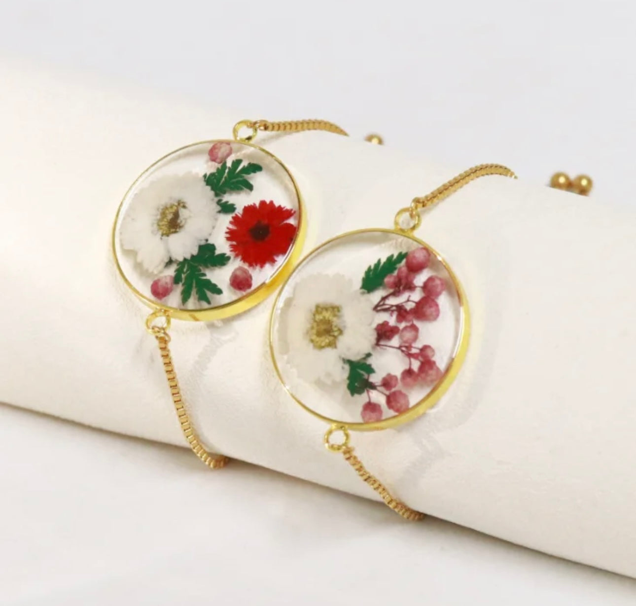 Daisy Eternal Real Flower Bracelet