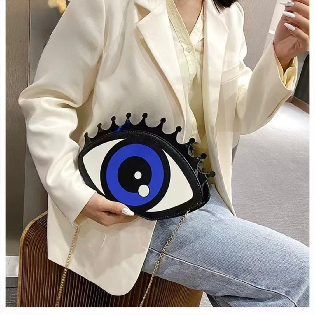 Luxury Evil Eye Statement Bag