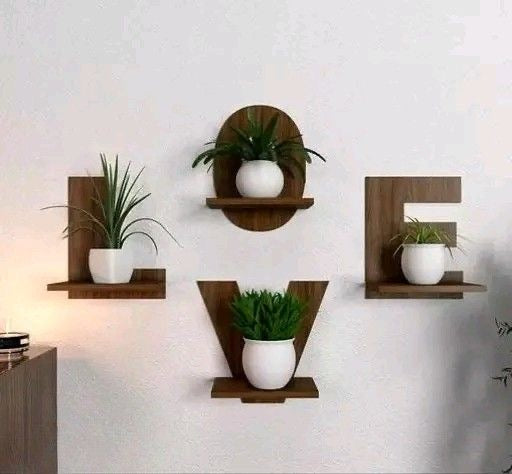 “LOVE” Design Multipurpose Wall Shelves Plant Stands