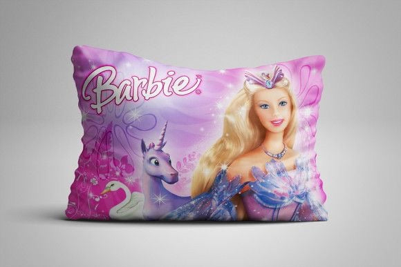 Peppa Pig & Barbie Pillows Combo - Set of 2