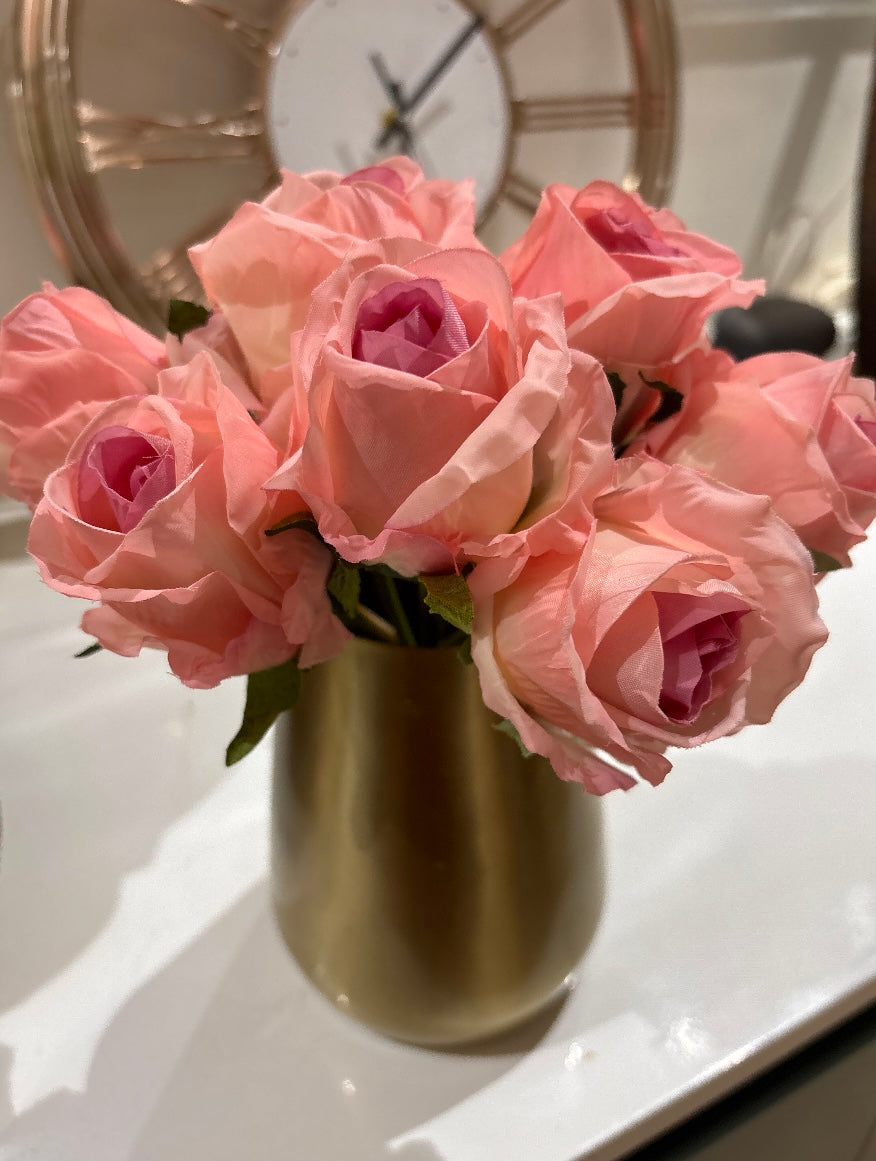 Artificial Pink Roses Sticks
