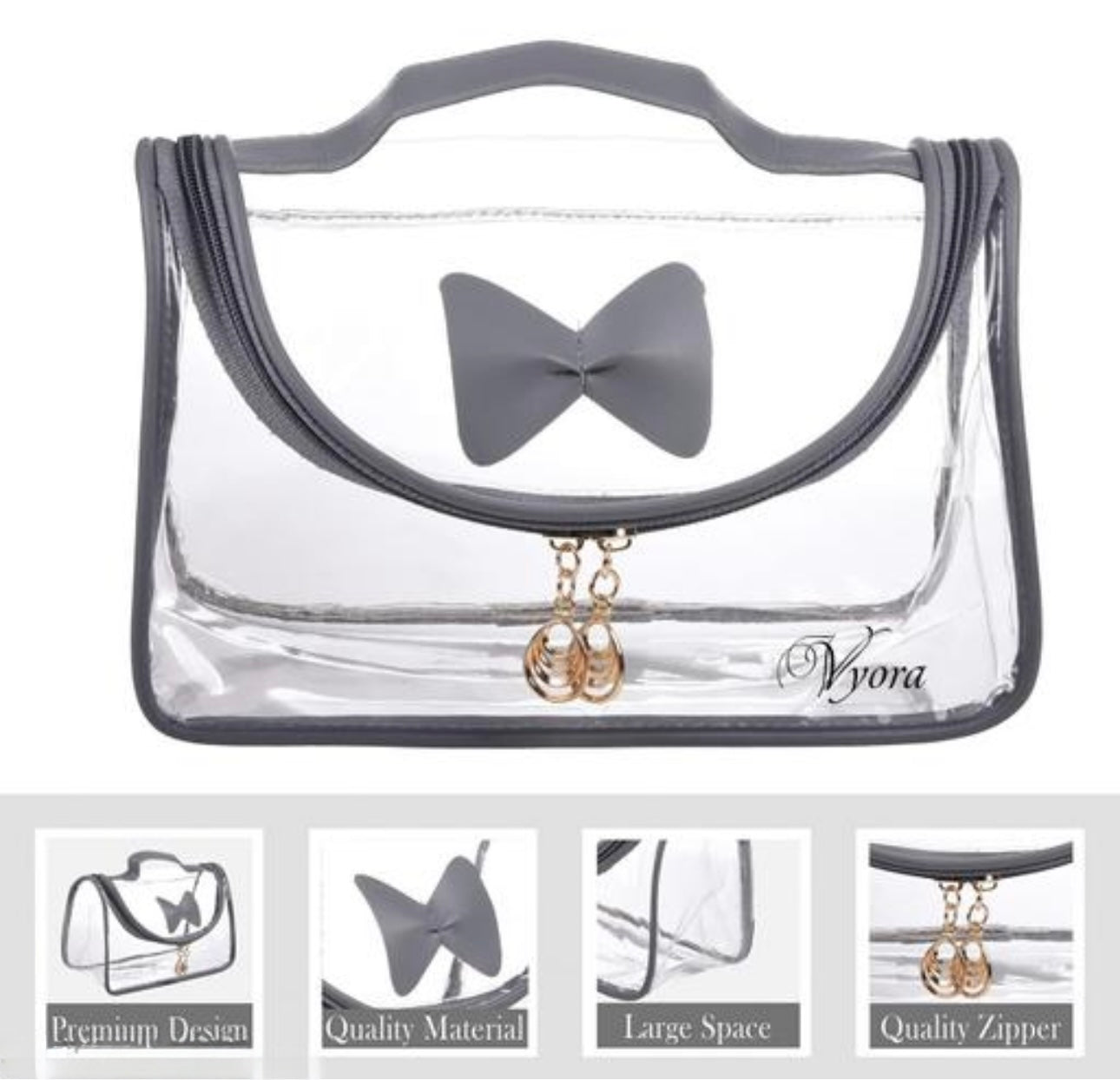 Large Clear Multipurpose Makeup Bag