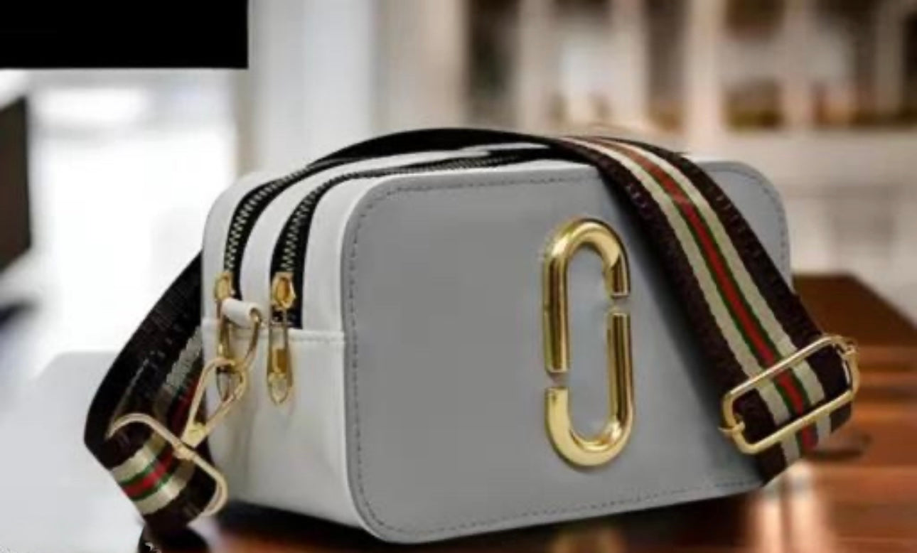 Marc Jacobs Leather Crossbody Snapshot Imitation Bag