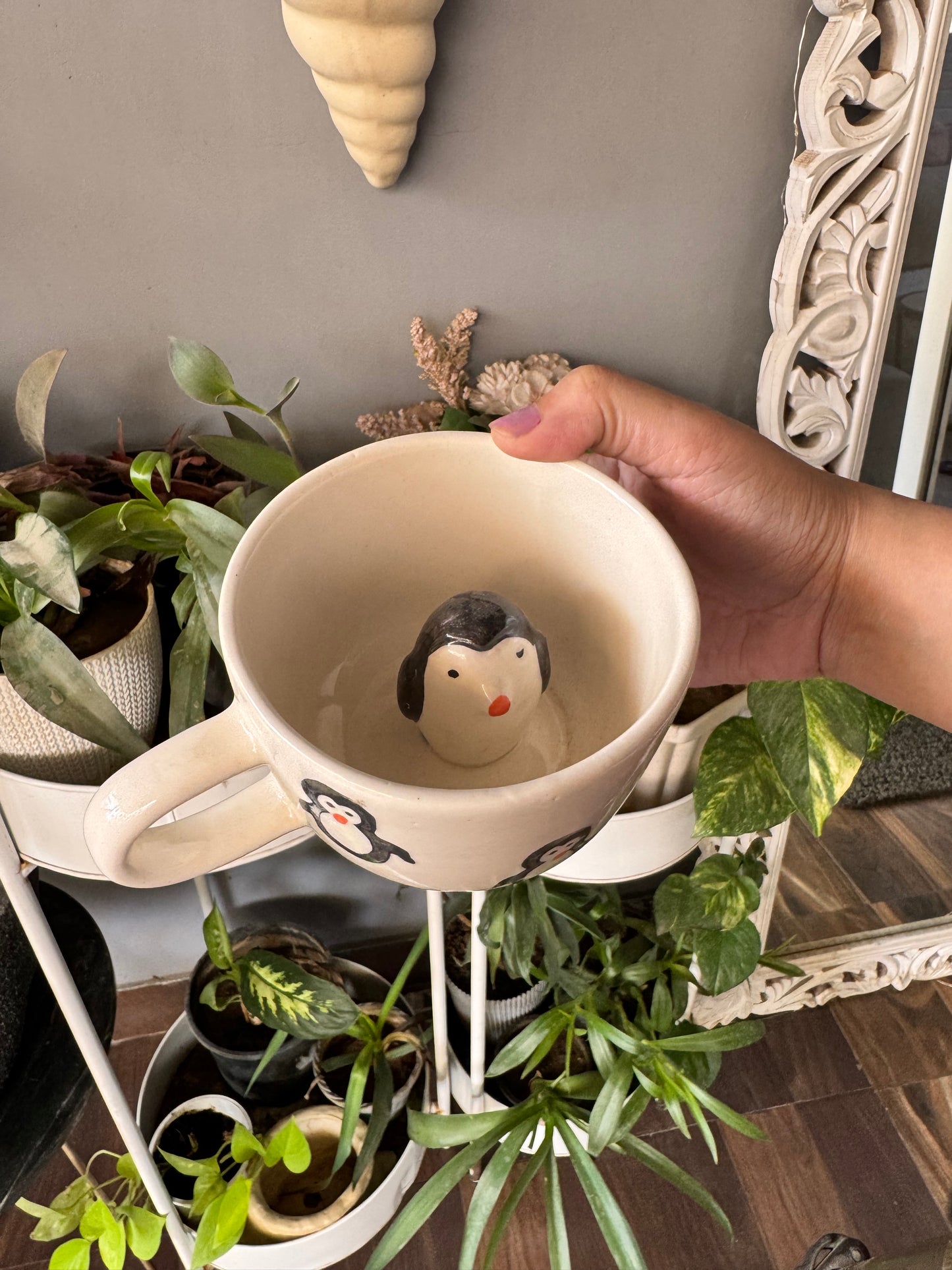 Exclusive Pinteresty Penguin Inside Mug
