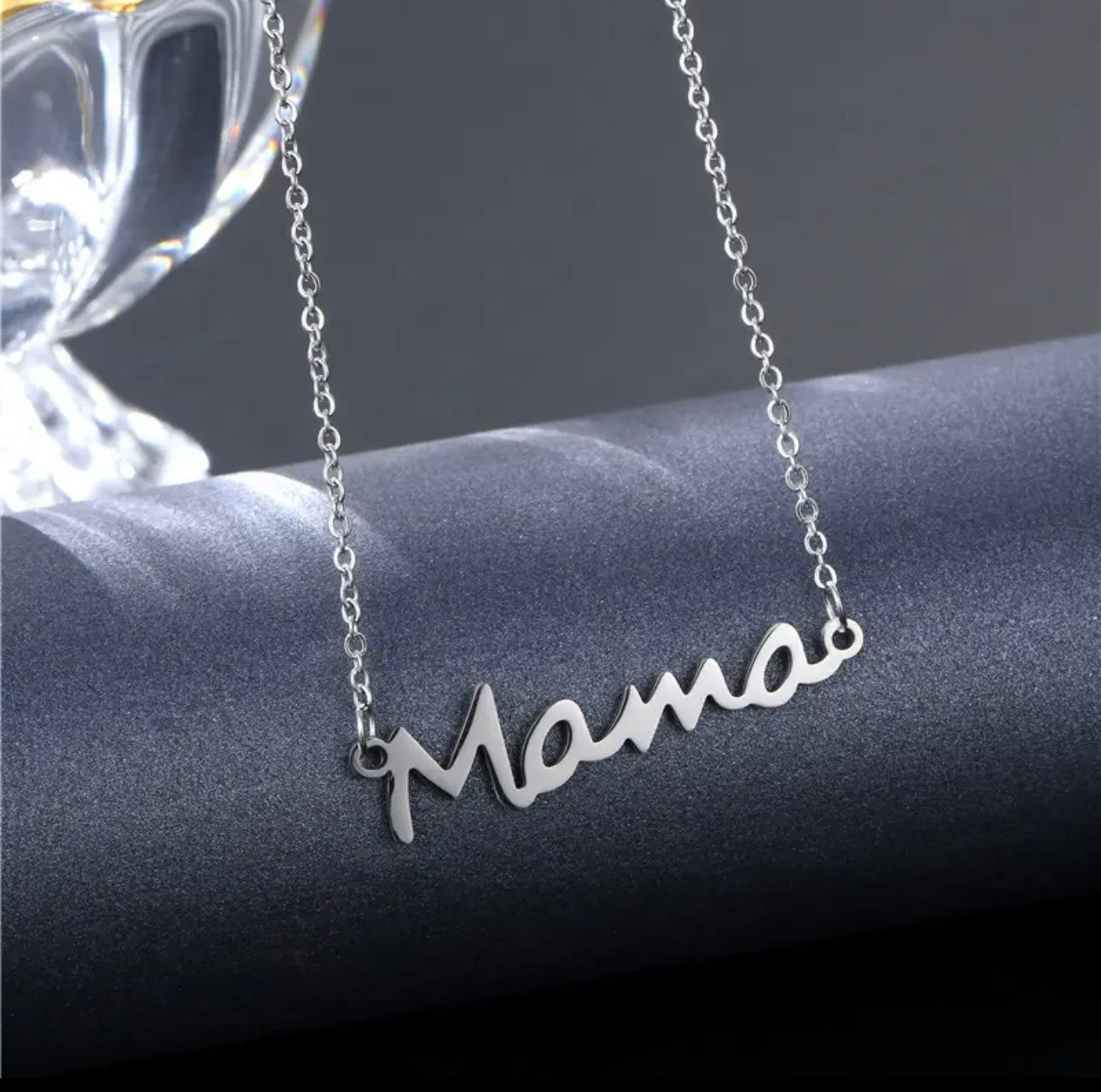 18K Gold Plated Mama Pendant