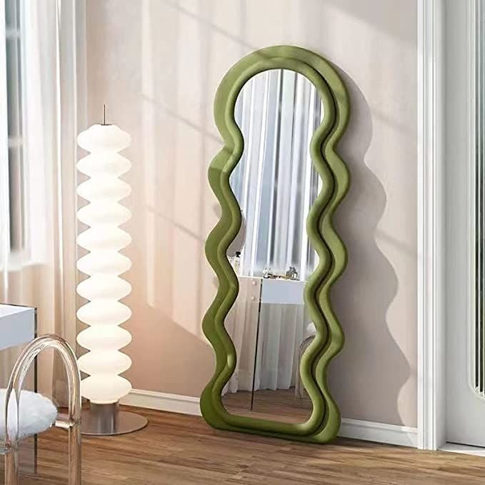 Pinterest Aesthetic Wavy Wall Mirror (Double-framed)
