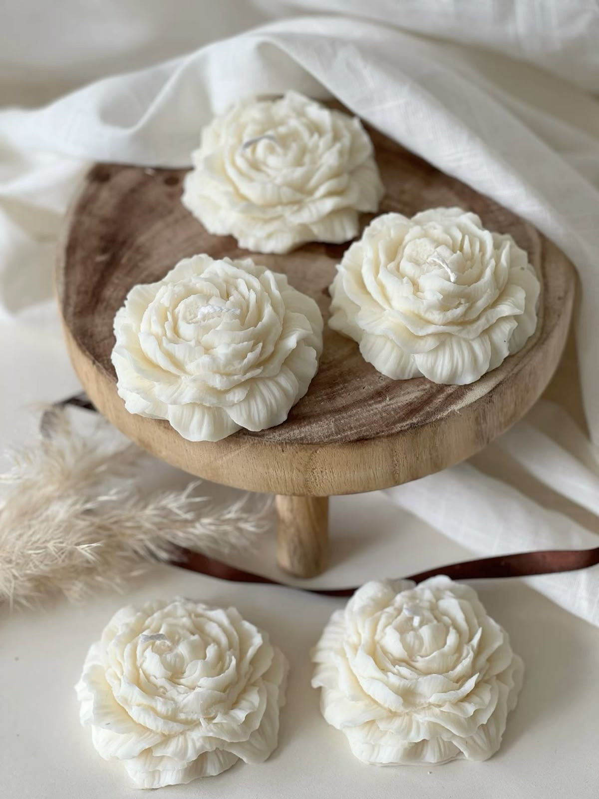 Rose Peony Candles