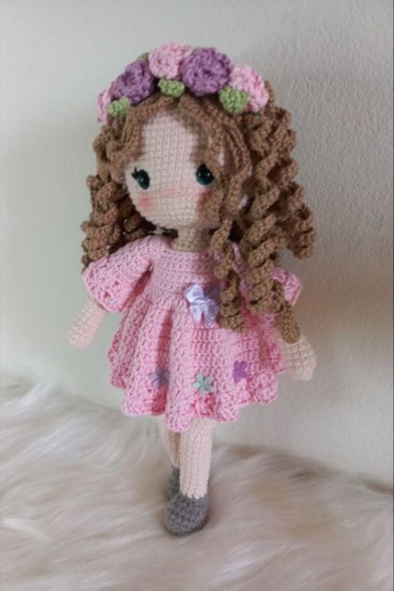 Cute Handmade Crochet Doll