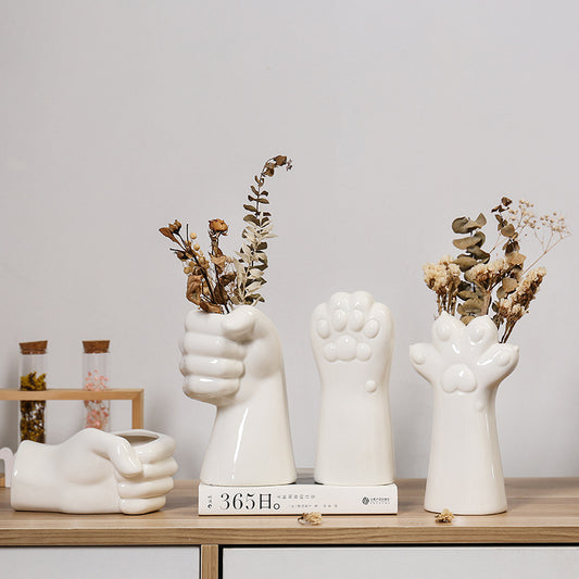 Designer Hand Shaped Vase
