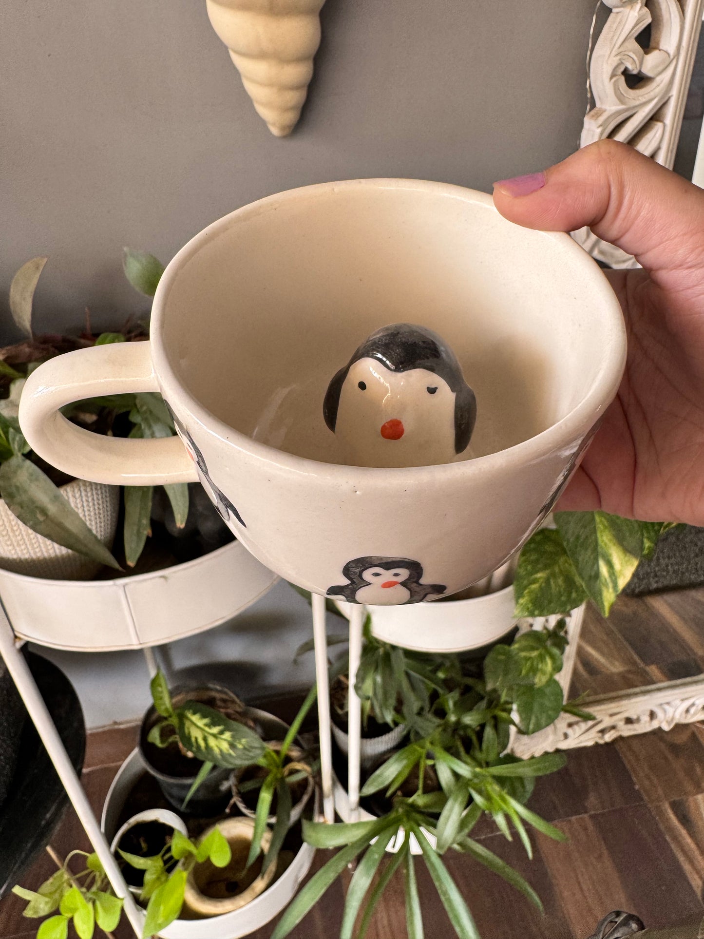 Exclusive Pinteresty Penguin Inside Mug