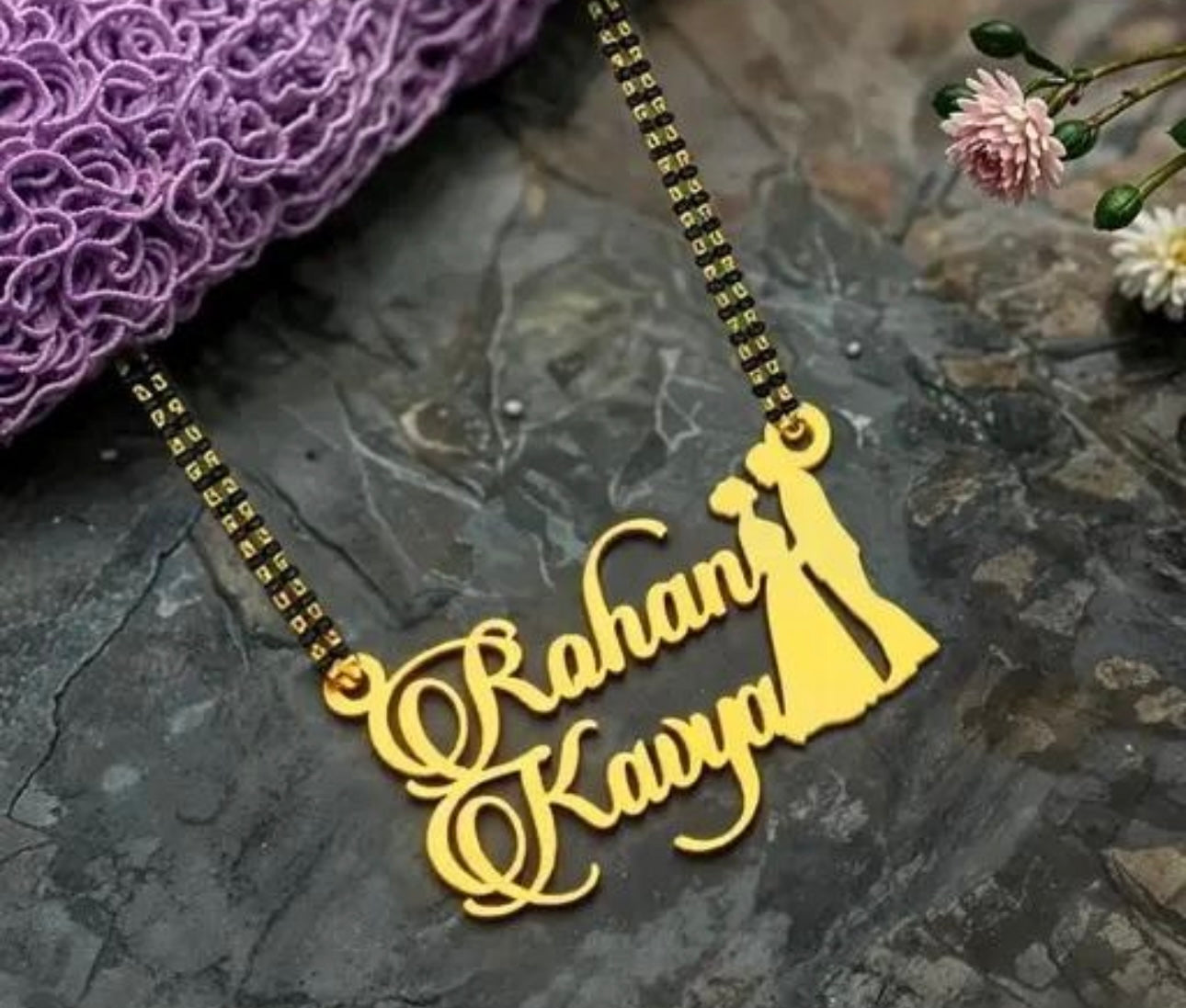 Exclusive Couple Name / Double Name Personalised Mangalsutra