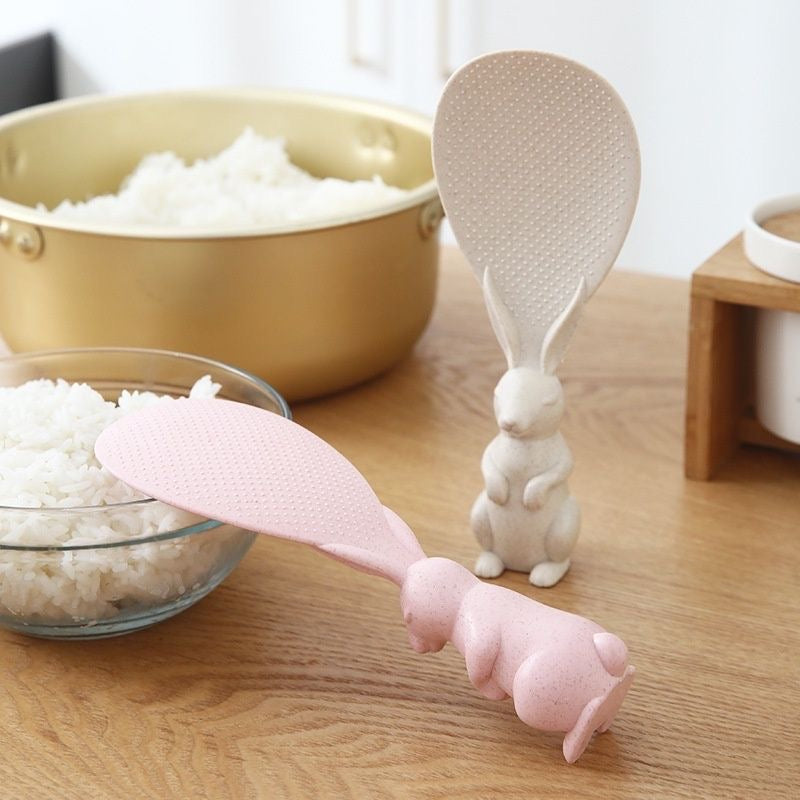 Cute Rabbit Silicon Rice Serving Spoons - Set of 2