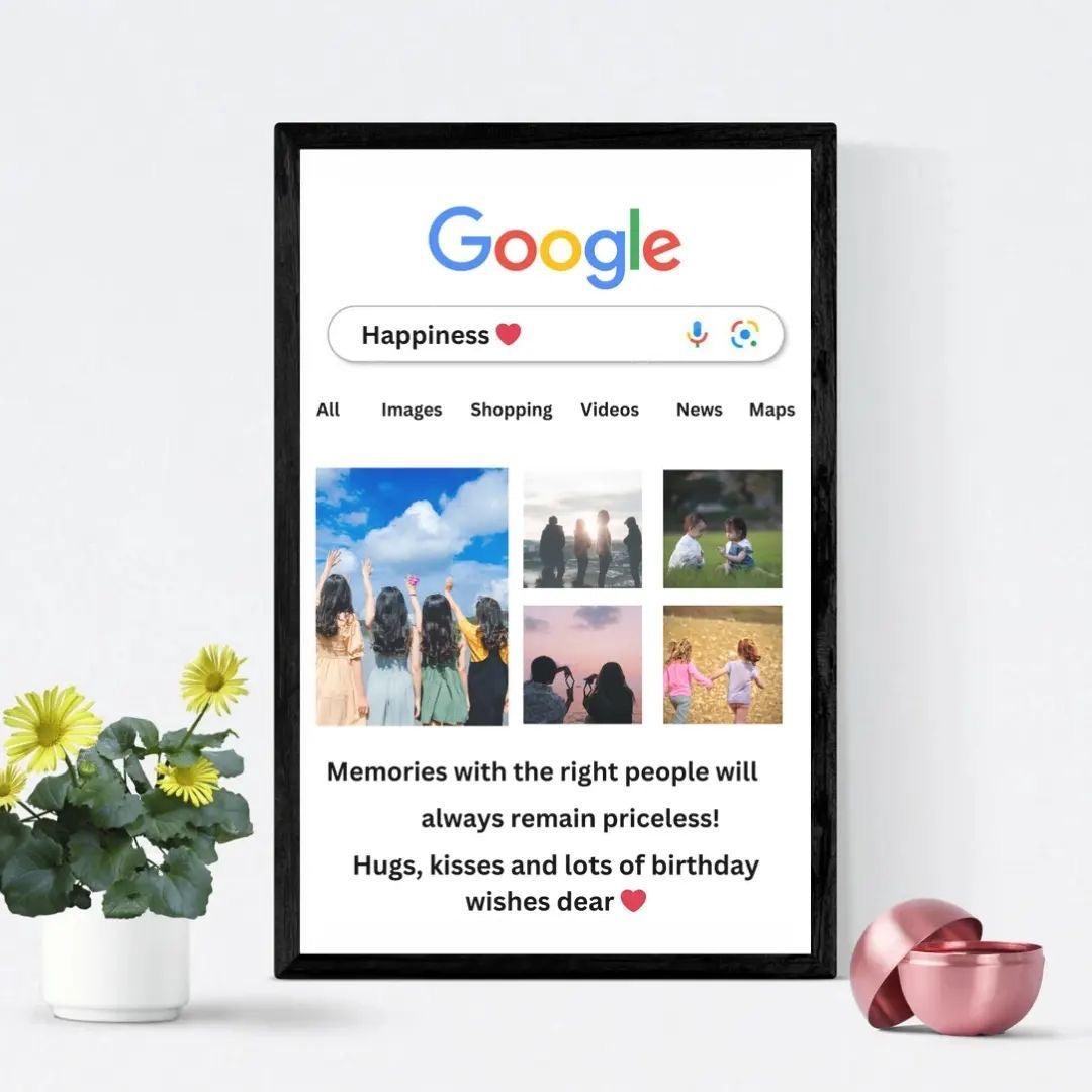 Personalised Google Photo Frame