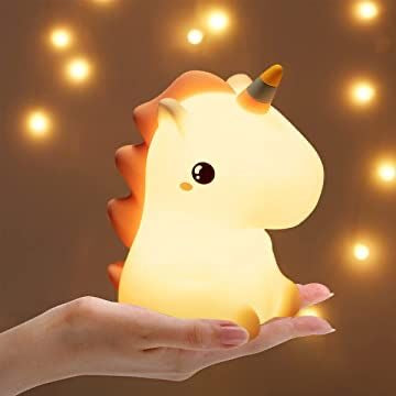 Cute Unicorn Silicon LED Night Light - Rechargeable