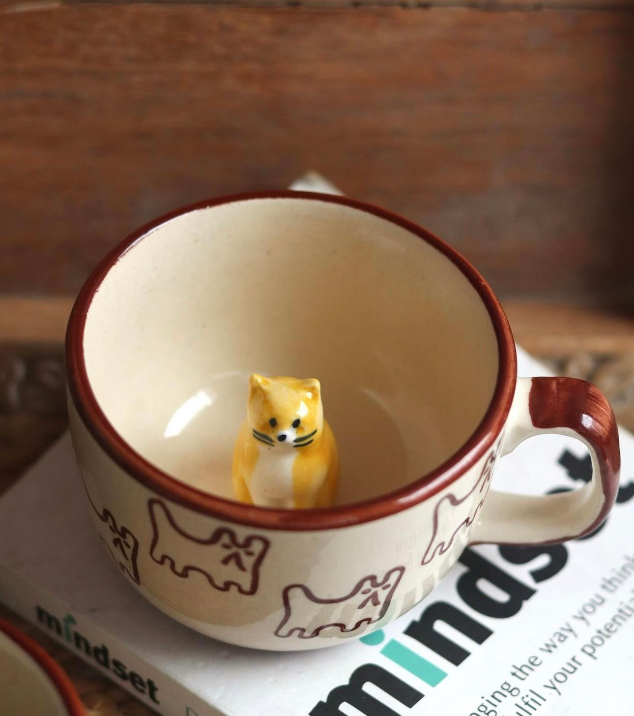 Pinteresty Animal Inside Mug - Cat