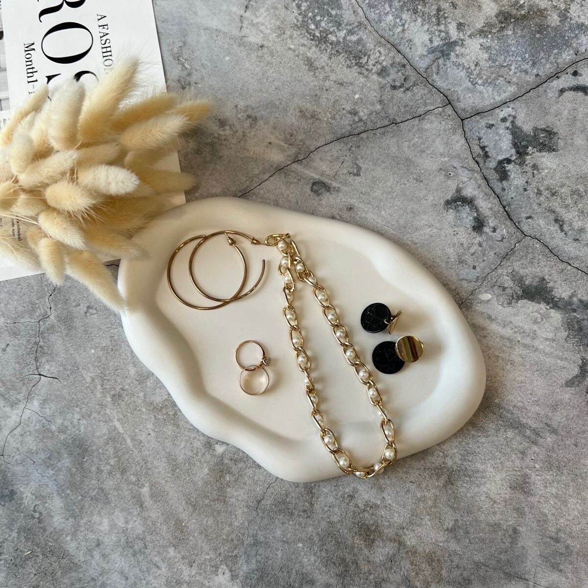 Decorative Multipurpose Irregular Cloud Trinket/Jewelry Tray