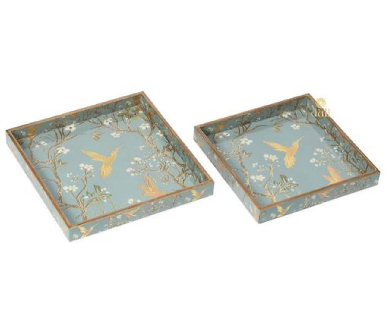 Square Nesting Trays - Set of 2