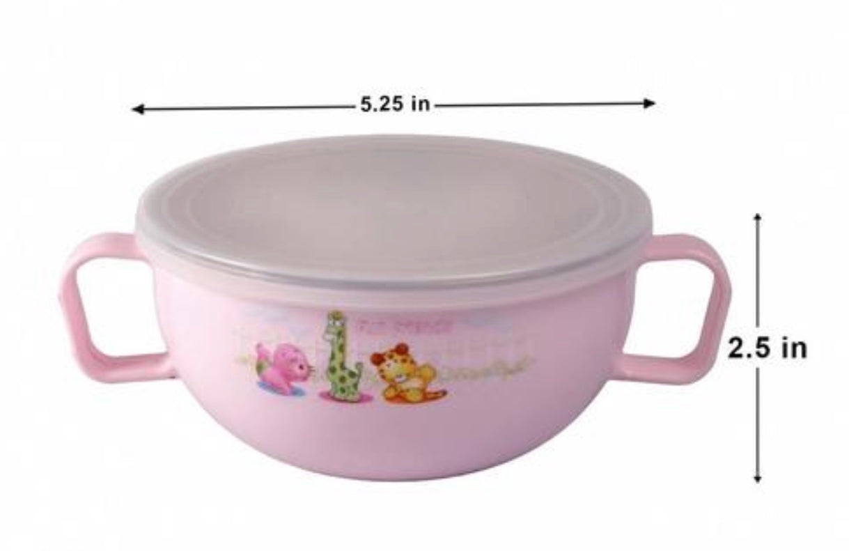 Leakproof & Airtight Baby Food Bowl with Lid (500 ML)