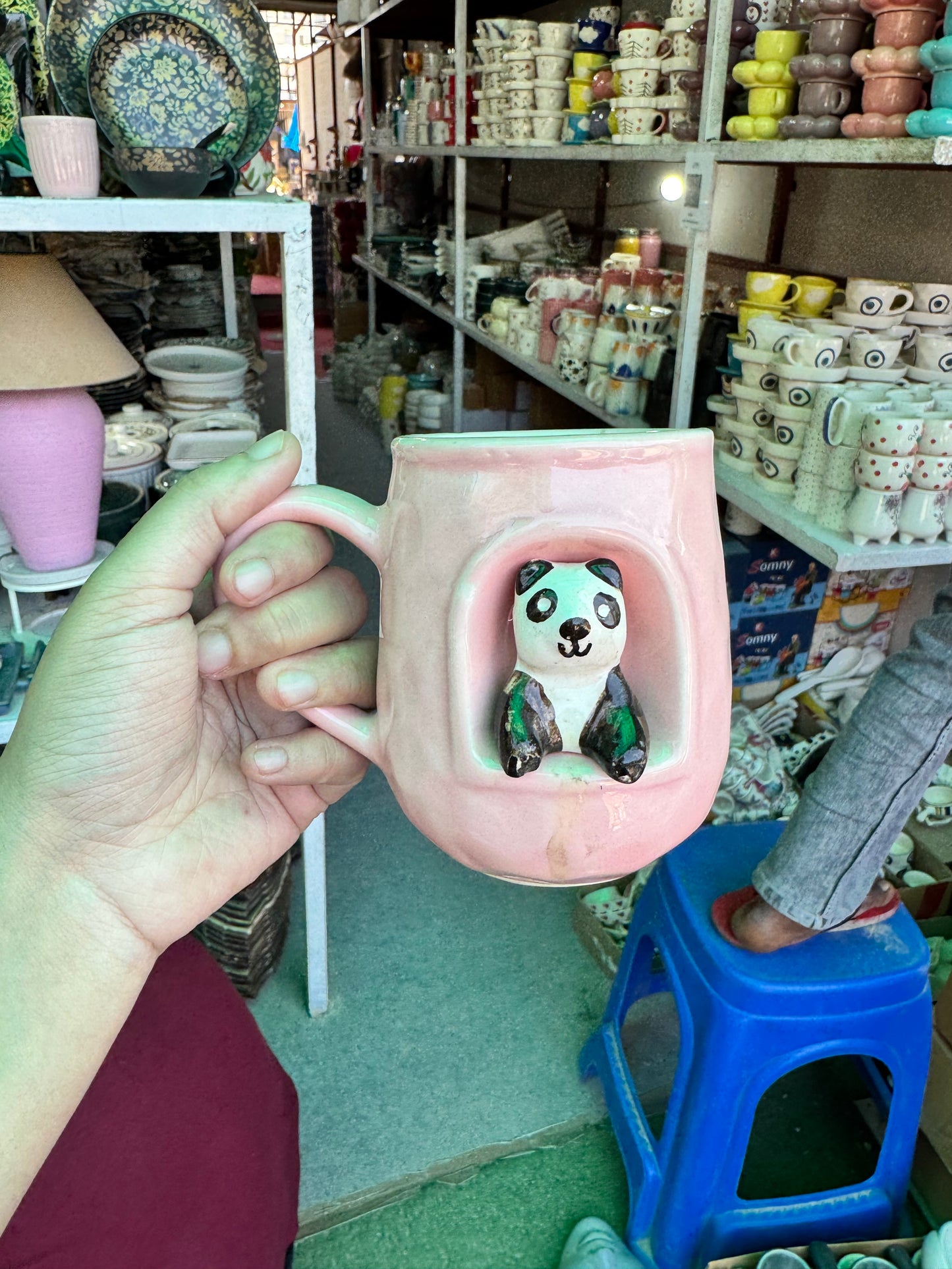 Pinteresty 3D Panda Inside Mug
