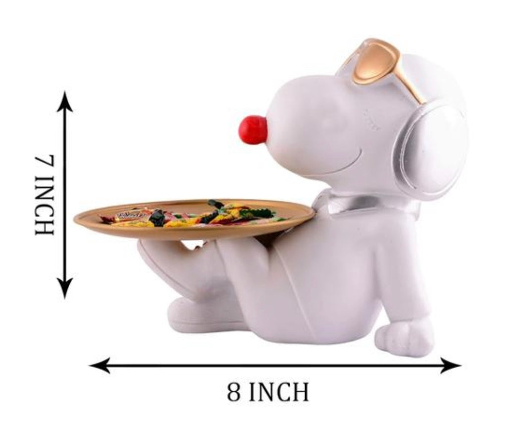 Decorative Multipurpose Serving Platter/Trinket Tray Showpiece