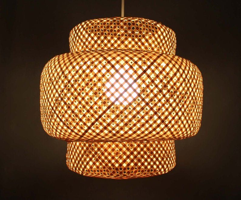 Natural Hanging Bamboo Pendant Light