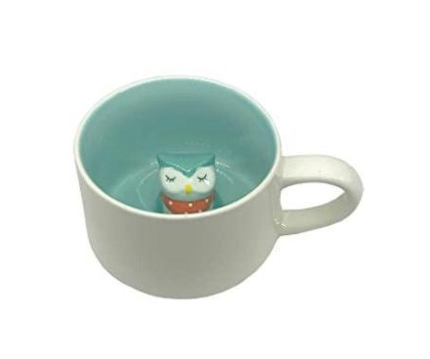 Cute Animals Inside Mug with Options