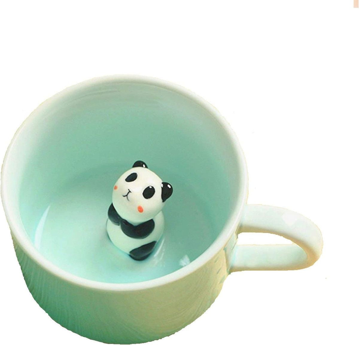 Cute Animals Inside Mug with Options