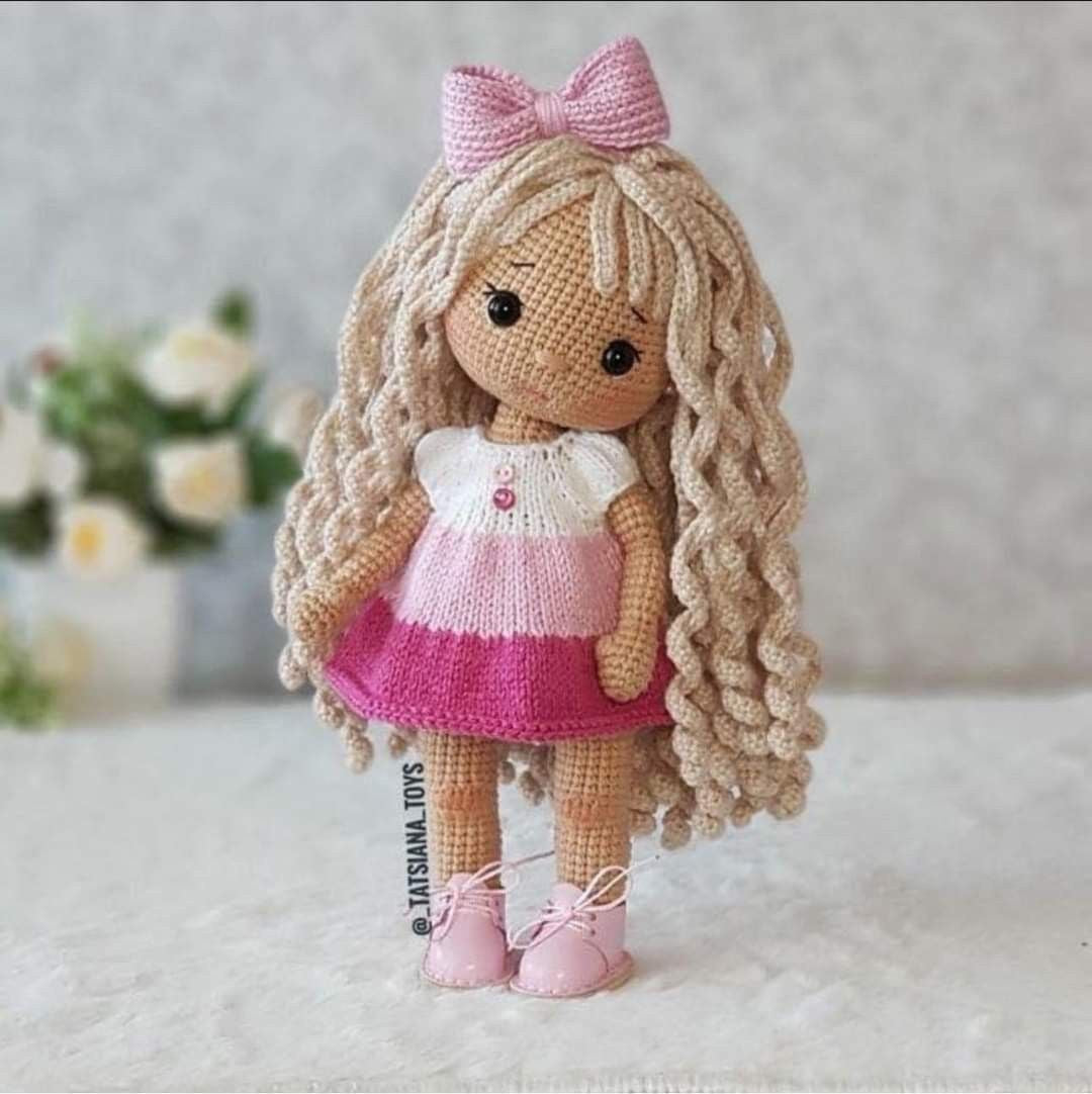 Cute Handmade Crochet Doll
