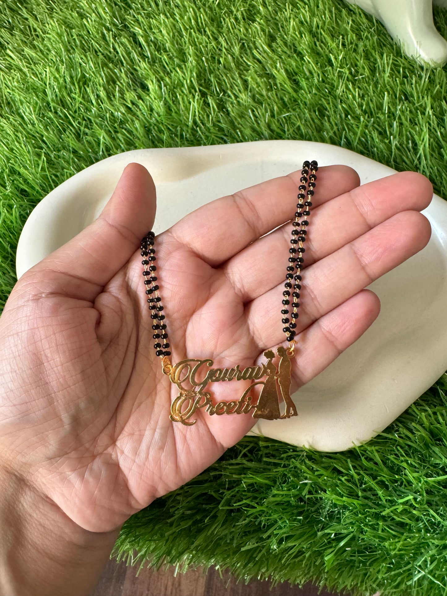 Exclusive Couple Name / Double Name Personalised Mangalsutra